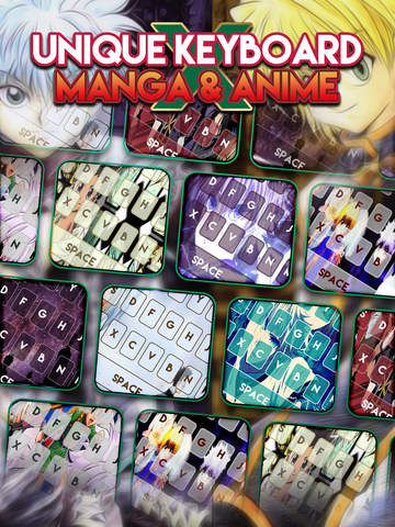 KeyCCM – Manga & Anime : Custom Color & Wallpapers Keyboard Themes For The Hunter x Hunter Style screenshot 4