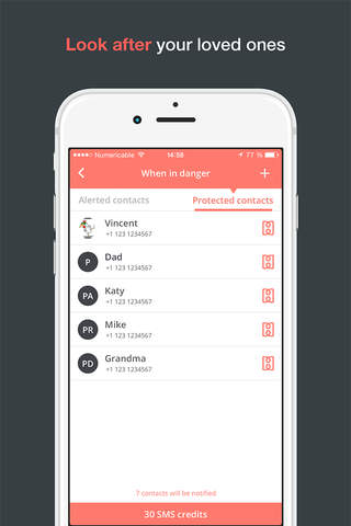 Help - Smart Panic Button - náhled