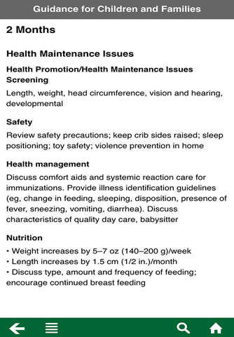 Maternity and Pediatric Nursing Reference App - náhled