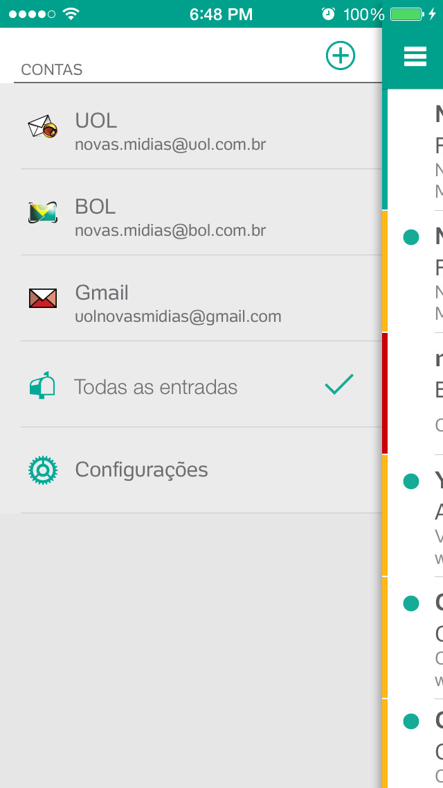 BOL Mail, Apps
