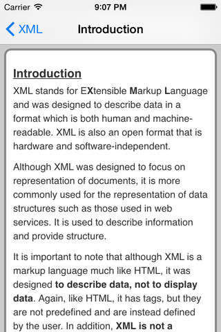 XML Pro - náhled