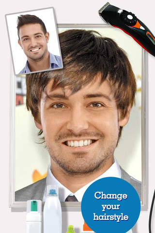 FACEinHOLE® Hairstyles for Men - Change your hairc - náhled