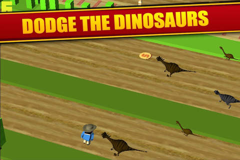 Jurassic Crossy - Dino Crossing Roads - náhled
