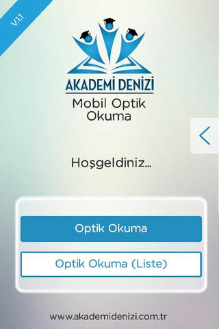 Akademi Denizi Optik Okuma - náhled