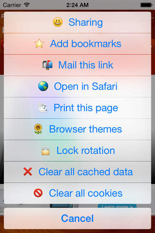 Fast Web Browser - New automatic full screen firef - náhled
