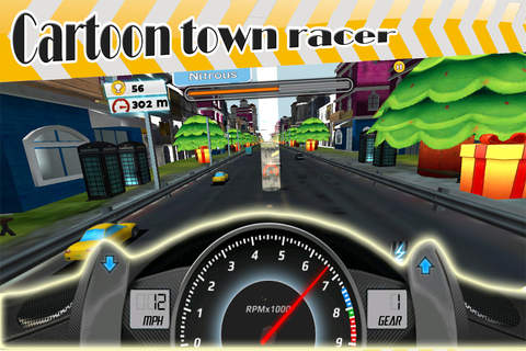 ` 3D Cartoon Town Racer Racing Simulator Free game - náhled
