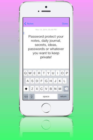 Note Locker - Keep your notes Password Protected - náhled