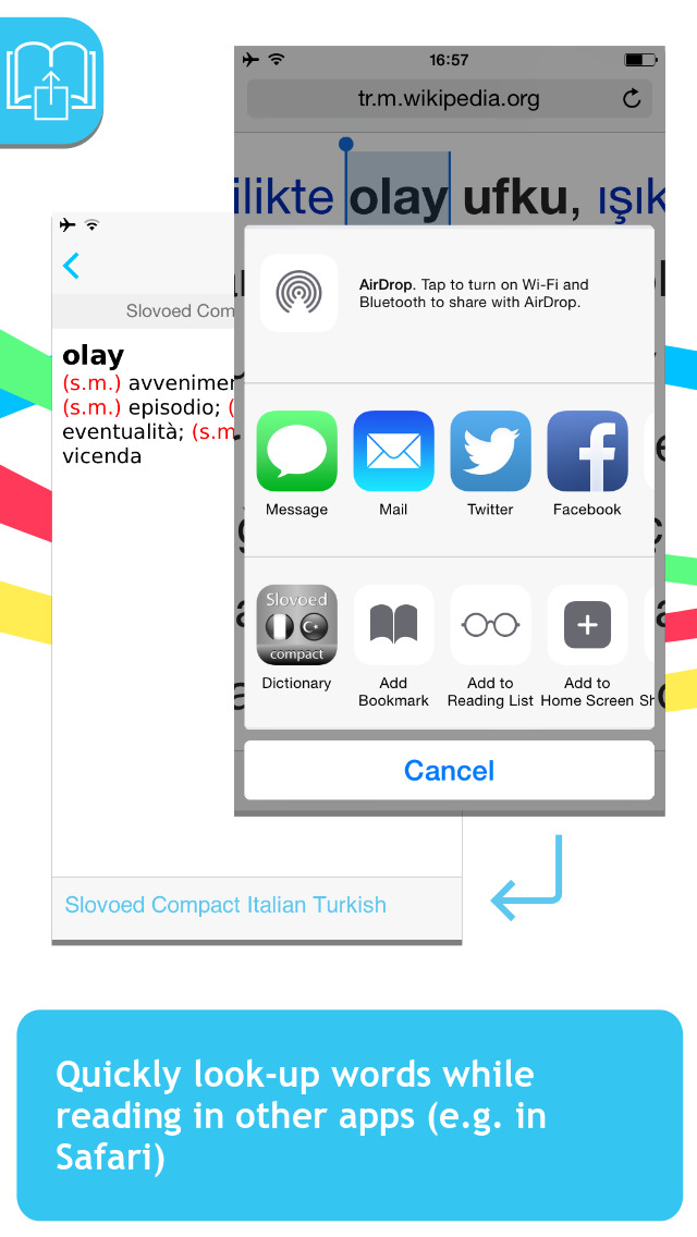 Italian <-> Turkish Slovoed Compact talking dictionary screenshot 3