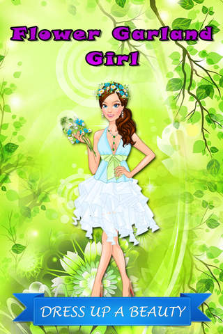 Flower Garland Girl - Dress up game for girls and  - náhled