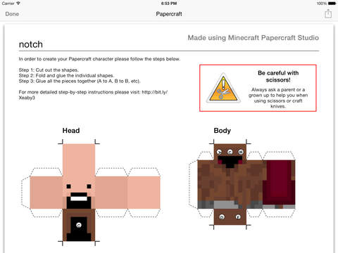 Minecraft: Papercraft Studio screenshot 8