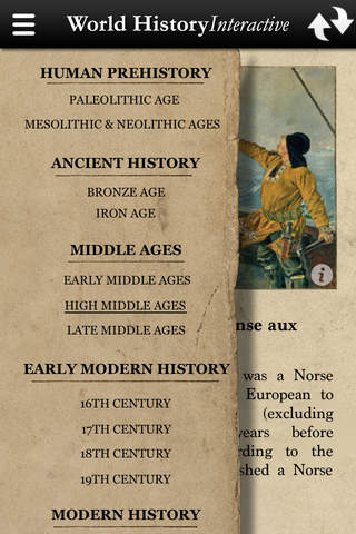 World History Interactive Timeline - náhled