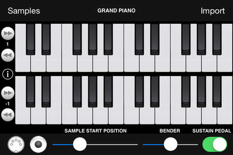 midi Sampler - náhled