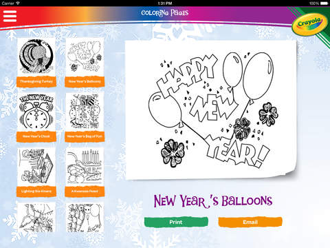 Crayola Holiday Wish List screenshot 8