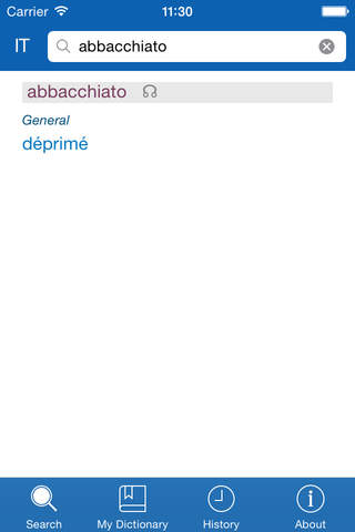 French <> Italian Dictionary + Vocabulary trainer - náhled