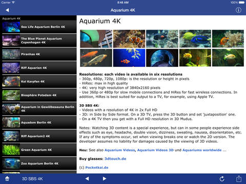 Aquarium Videos 4K screenshot 7
