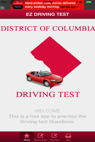 Washington DC Basic Driving Test - náhled