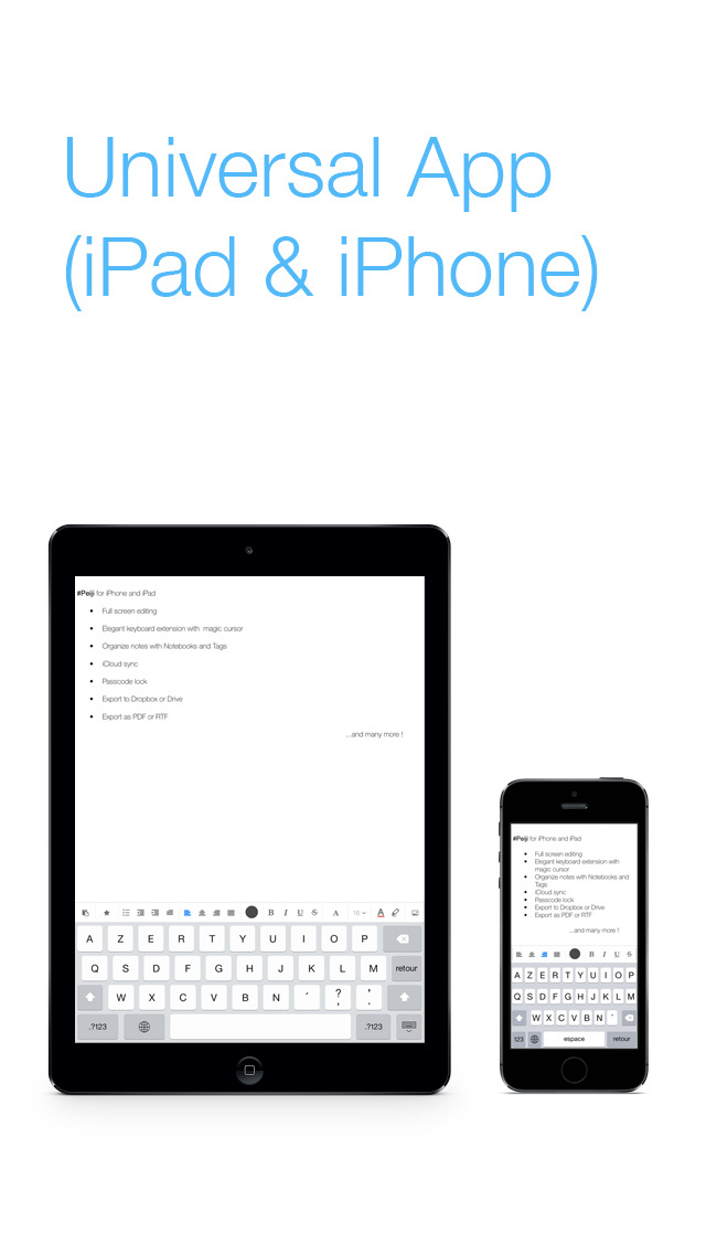 Peiji - Beautiful Writing & Note Taking App screenshot 1