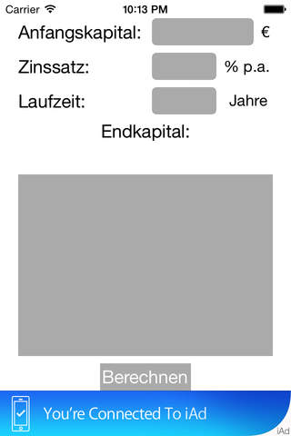 IsI Zinseszins-Rechner - náhled