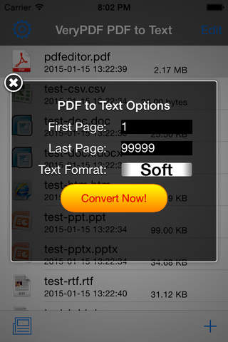 VeryPDF PDF to Text - náhled