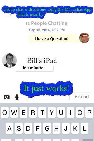 Microchat - Chat with everyone around you without  - náhled