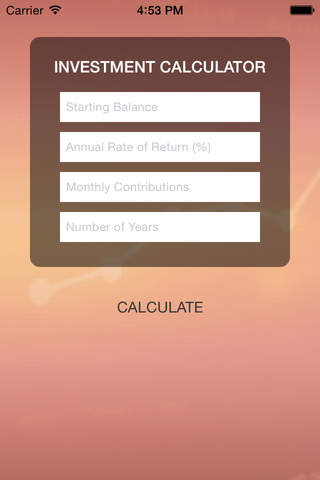 JMS Investment Calculator - náhled