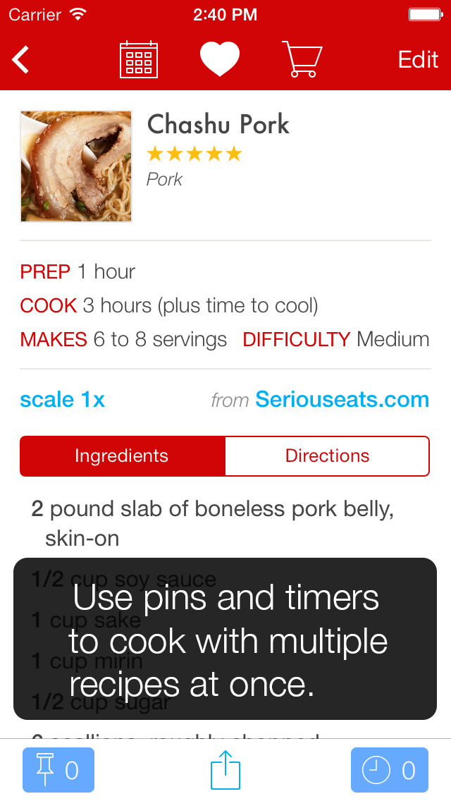 Paprika Recipe Manager for iPhone screenshot 3