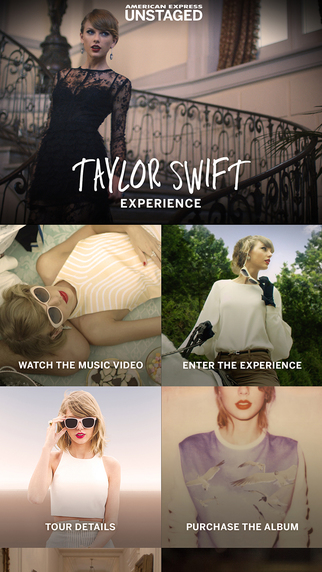 American Express Unstaged: Taylor Swift Experience Screenshot