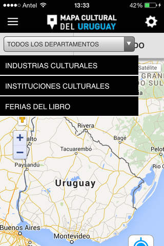 Mapa Cultural del Uruguay - náhled