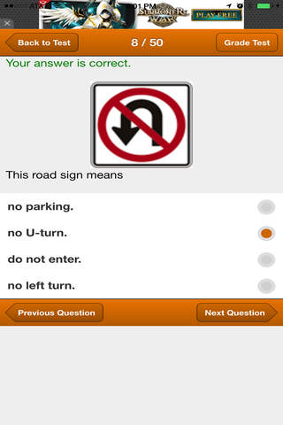 Tennessee Basic Driving Test - náhled