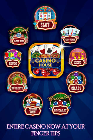 Casino House: Blackjack, Slot Machine, Craps, Bing - náhled