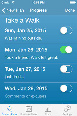 My Action Planner - náhled