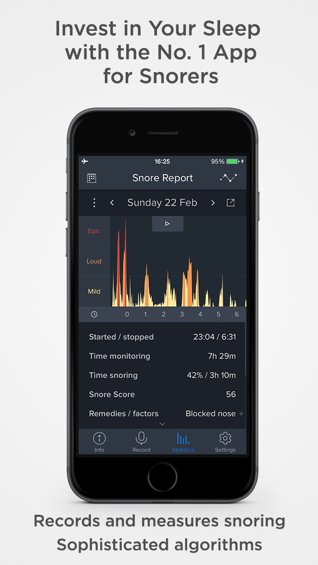 SnoreLab : Record Your Snoring screenshot 1