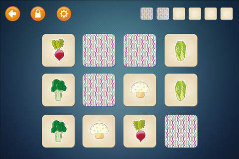 Little Genius Matching Game - Vegetables - Educati - náhled