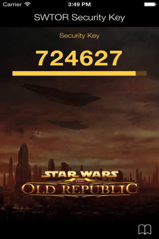 Star Wars: The Old Republic Security Key - náhled