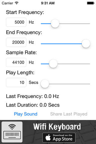 Sound Generator - náhled