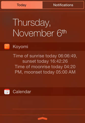 今日のこよみ - náhled