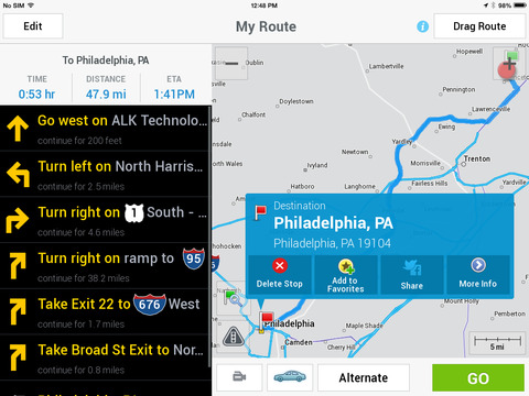 CoPilot USA - GPS Navigation & Offline Maps screenshot 8