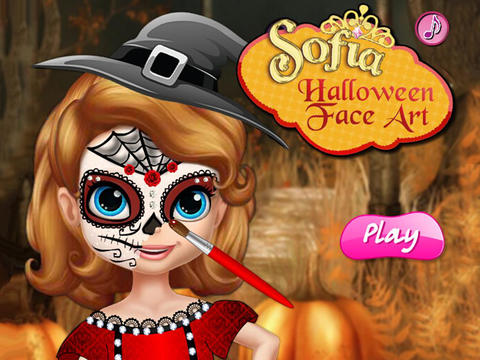 Sofia Halloween Face Art - náhled