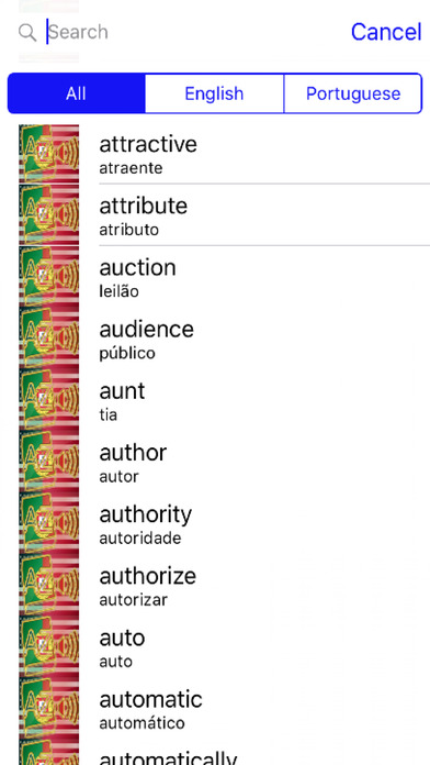 Portuguese Dictionary GoldEdition screenshot 4