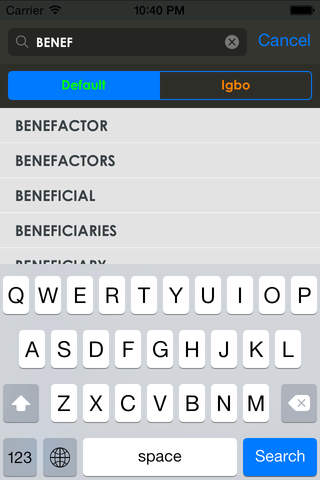 Igbo Dictionary - náhled