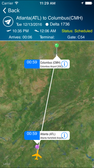 Columbus Airport Pro (CMH) + Flight Tracker screenshot 2