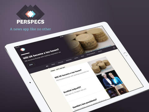 Perspecs News - náhled
