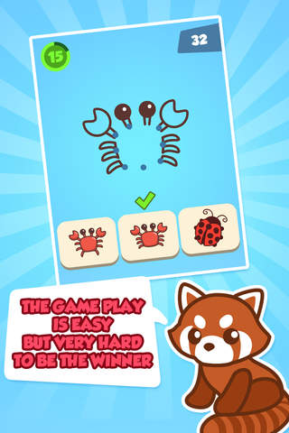 Memo Challenge Guess Dizzy Fruit Animal Image - náhled