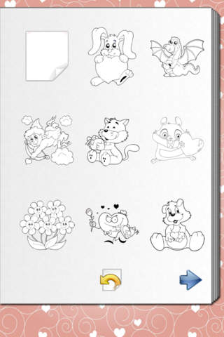Valentines Coloring Book - náhled