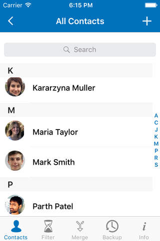 Contacts Cleaner - Easy Backup & Contact Manager - náhled