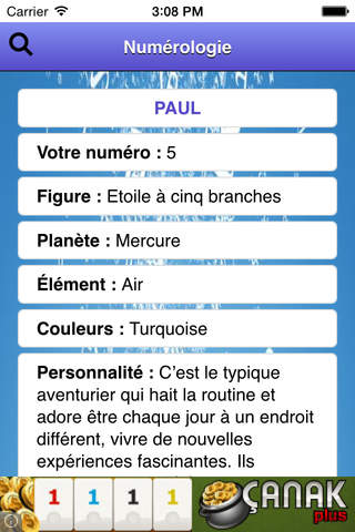Numérologie Gratuite - náhled