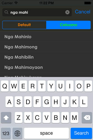 Cebuano Dictionary - náhled
