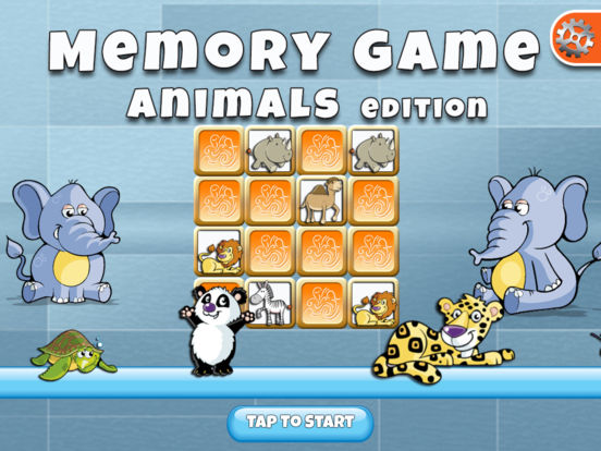 Memory Game Animals Edition screenshot 1
