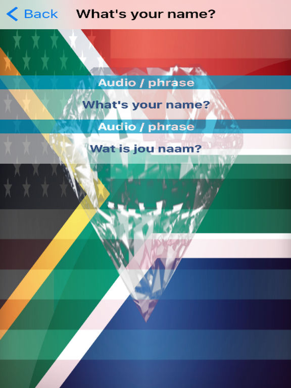 Afrikaans Phrases Diamond 4K Edition screenshot 6