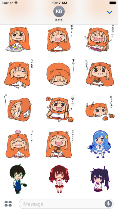 https://store.line.me/stickershop/product/1412629/en?from=sticker | Cute  anime chibi, Chibi anime kawaii, Kawaii drawings